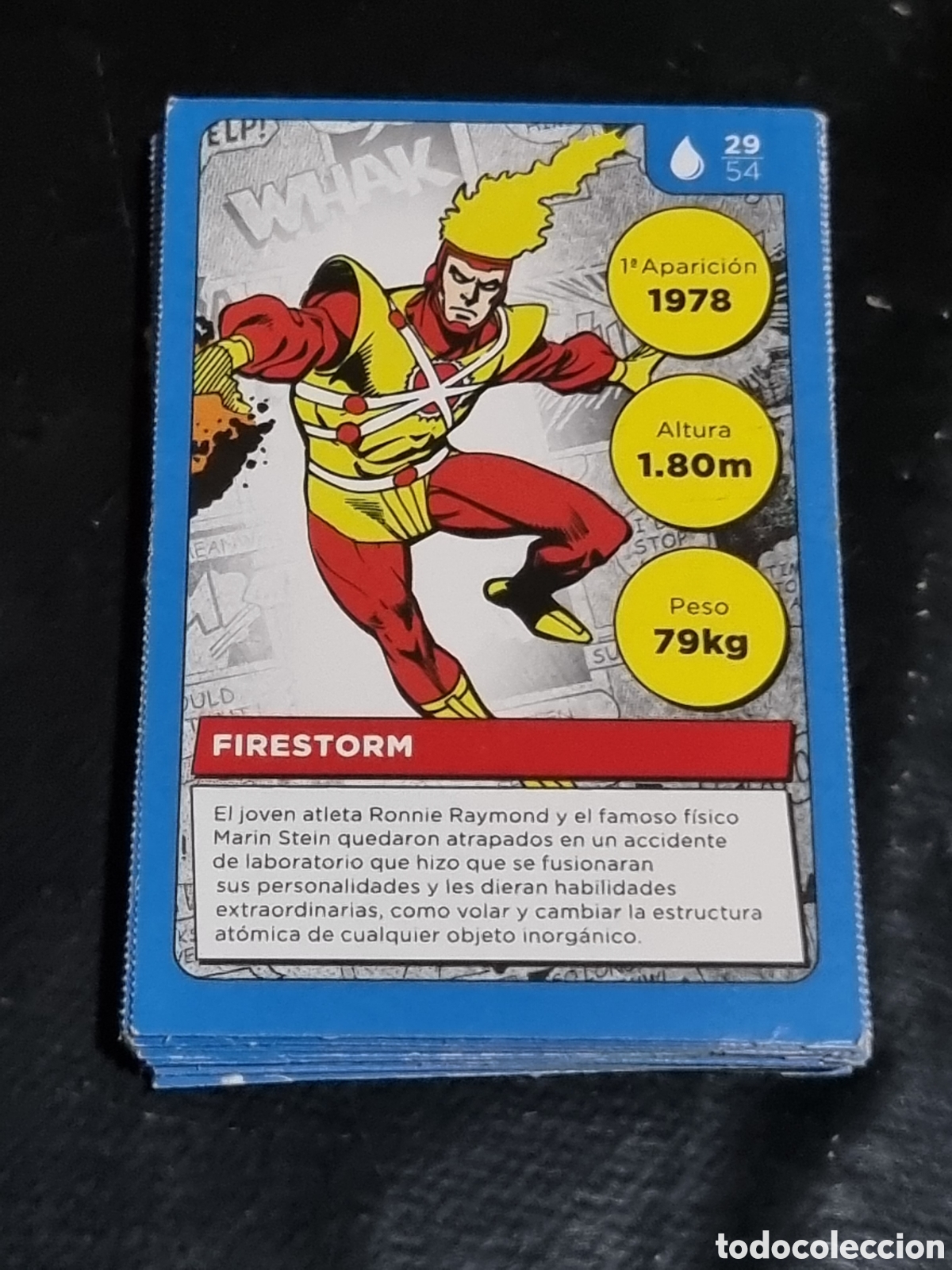 Coleccionismo cromos antiguos: 29 - CROMO FIRESTORM DC COMICS CARREFOUR - Foto 1
