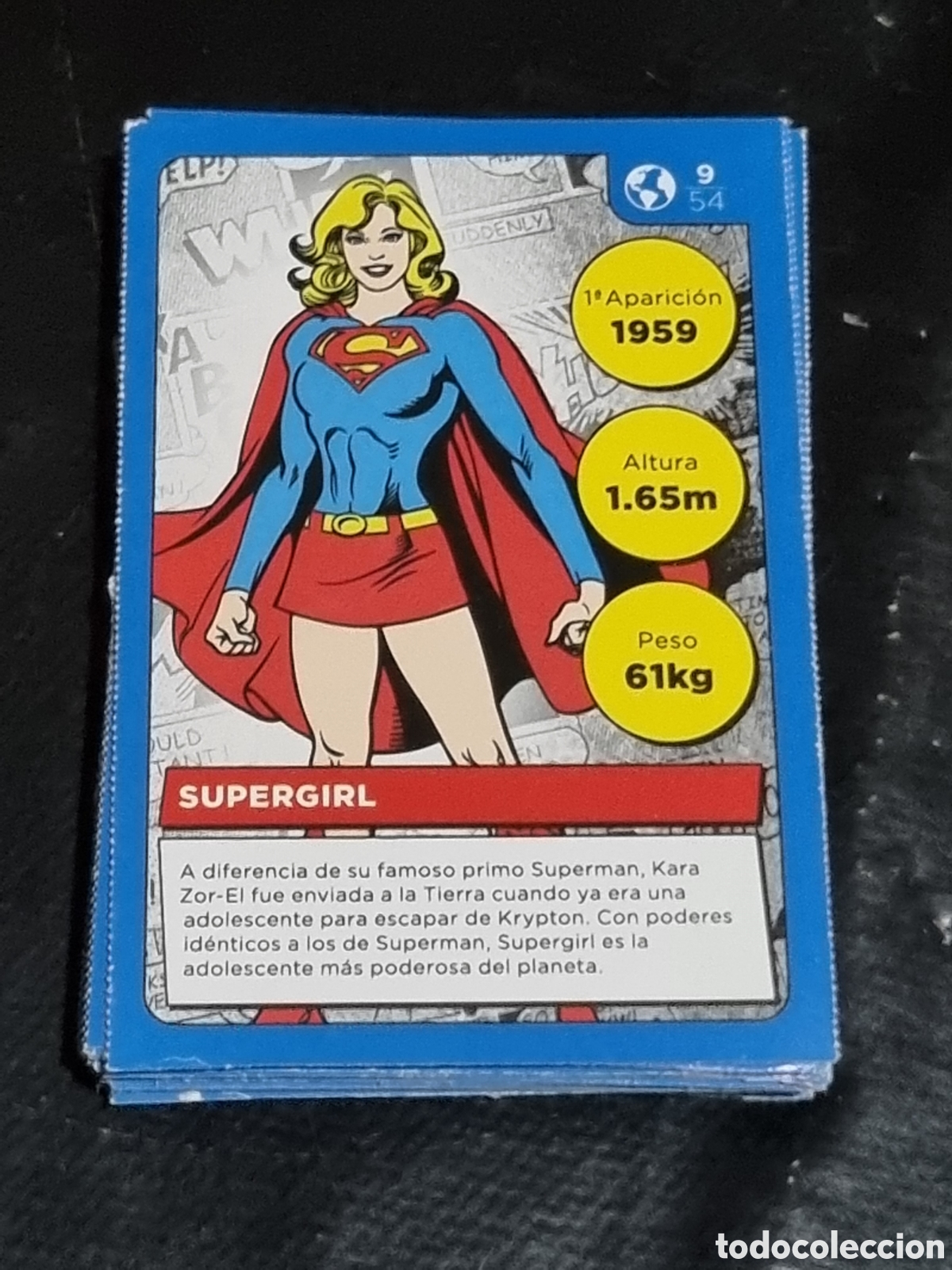 Coleccionismo cromos antiguos: 9 - CROMO SUPERGIRL DC COMICS CARREFOUR - Foto 1