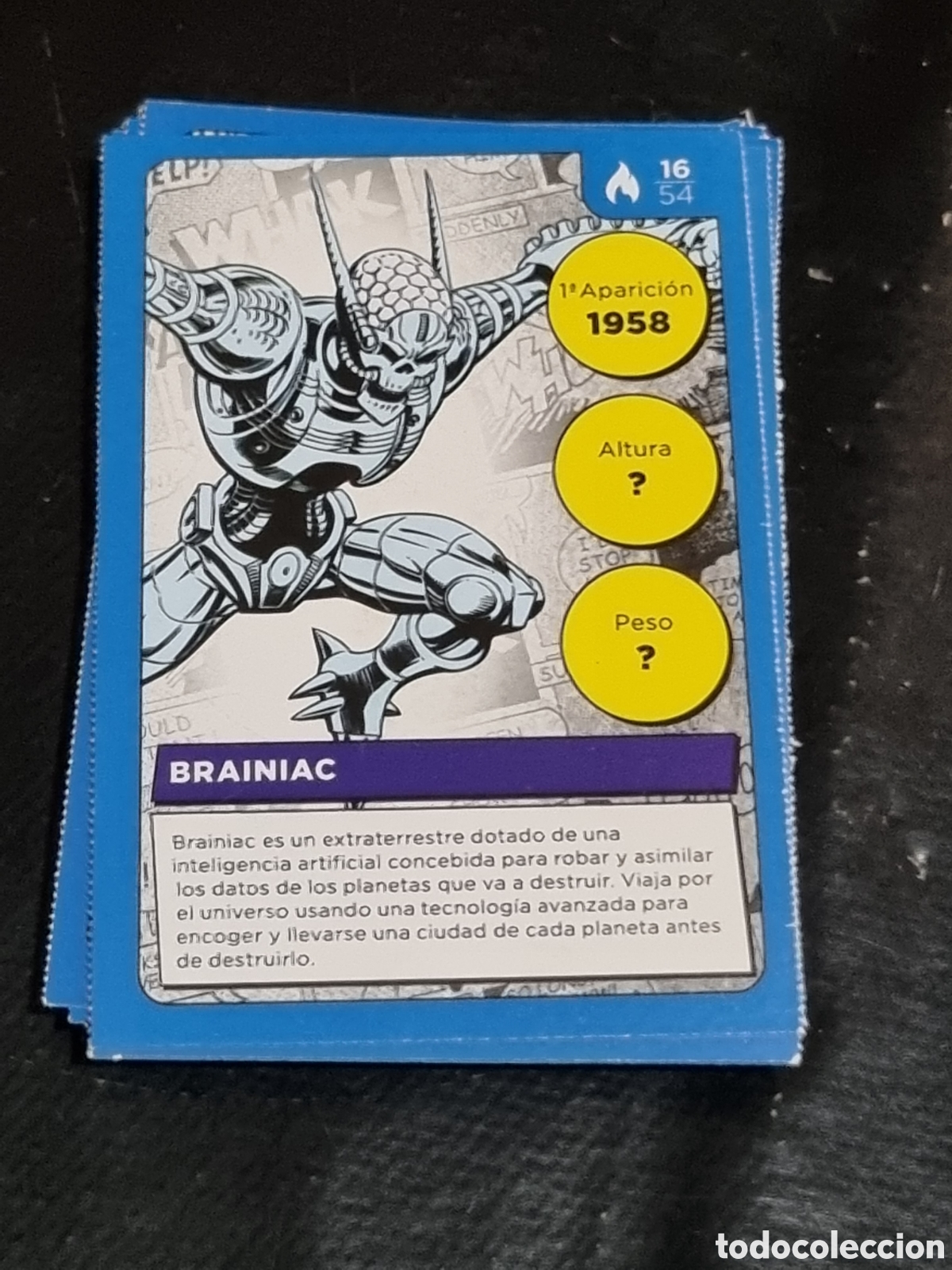 Coleccionismo cromos antiguos: 16 - CROMO BRAINIAC DC COMICS CARREFOUR - Foto 1
