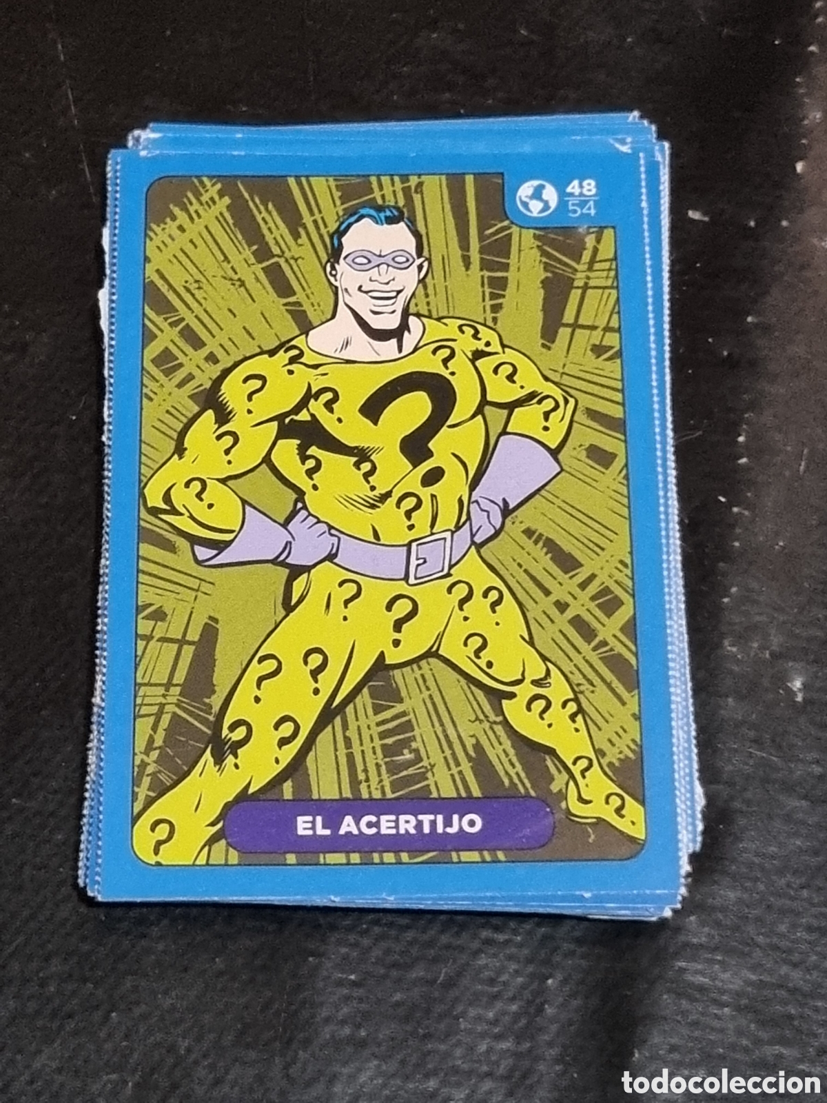 Coleccionismo cromos antiguos: 48 - CROMO EL ACERTIJO DC COMICS CARREFOUR - Foto 1