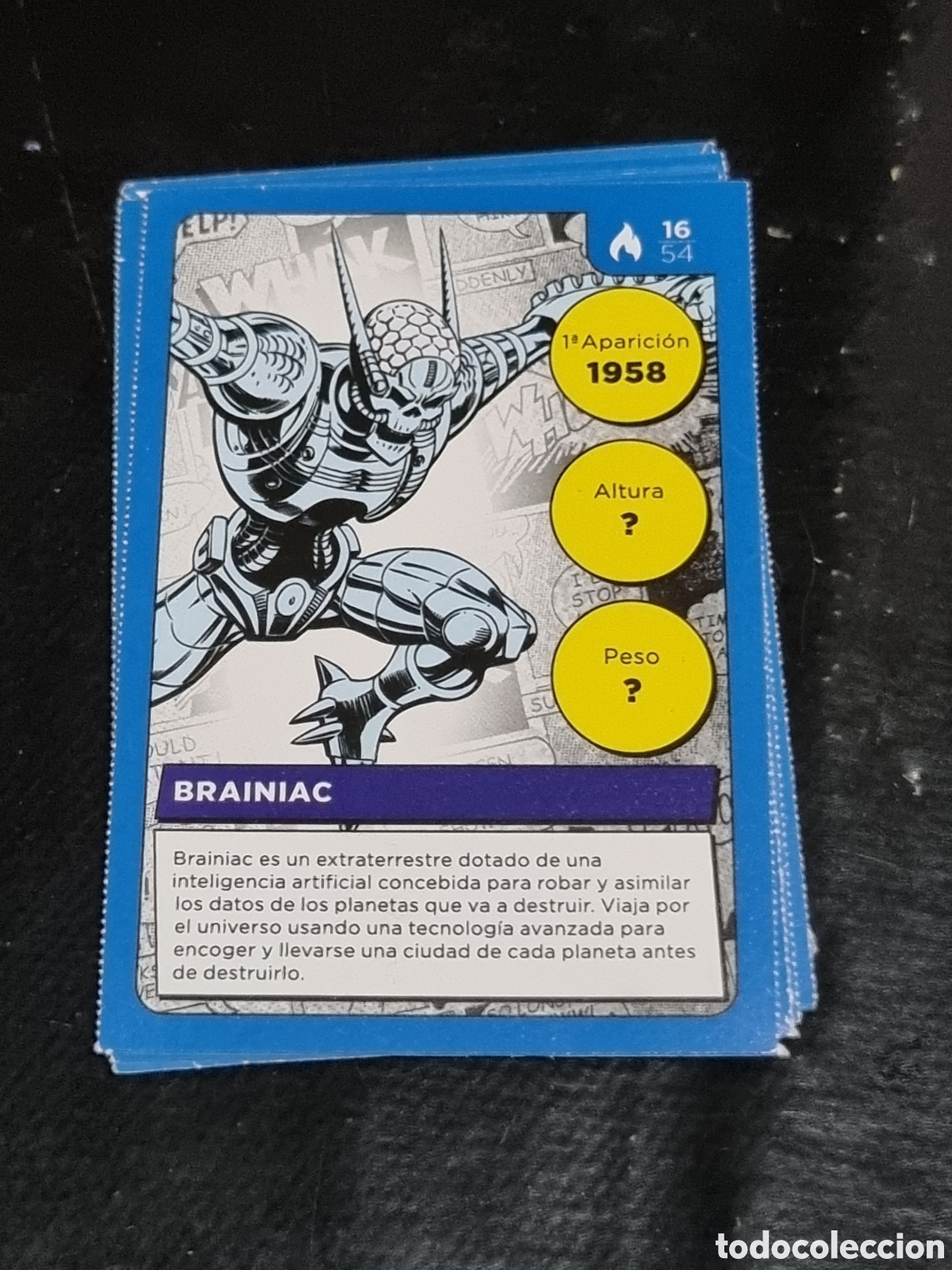 Coleccionismo cromos antiguos: 16 - CROMO BRAINIAC DC COMICS CARREFOUR - Foto 1