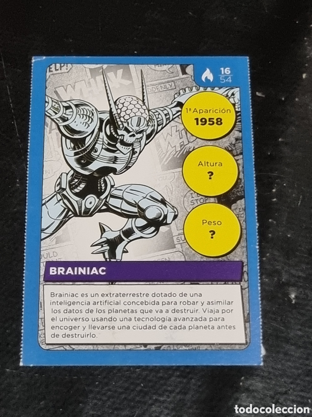 Coleccionismo cromos antiguos: 16 -CROMO BRAINIAC DC COMICS CARREFOUR 2023 - Foto 1