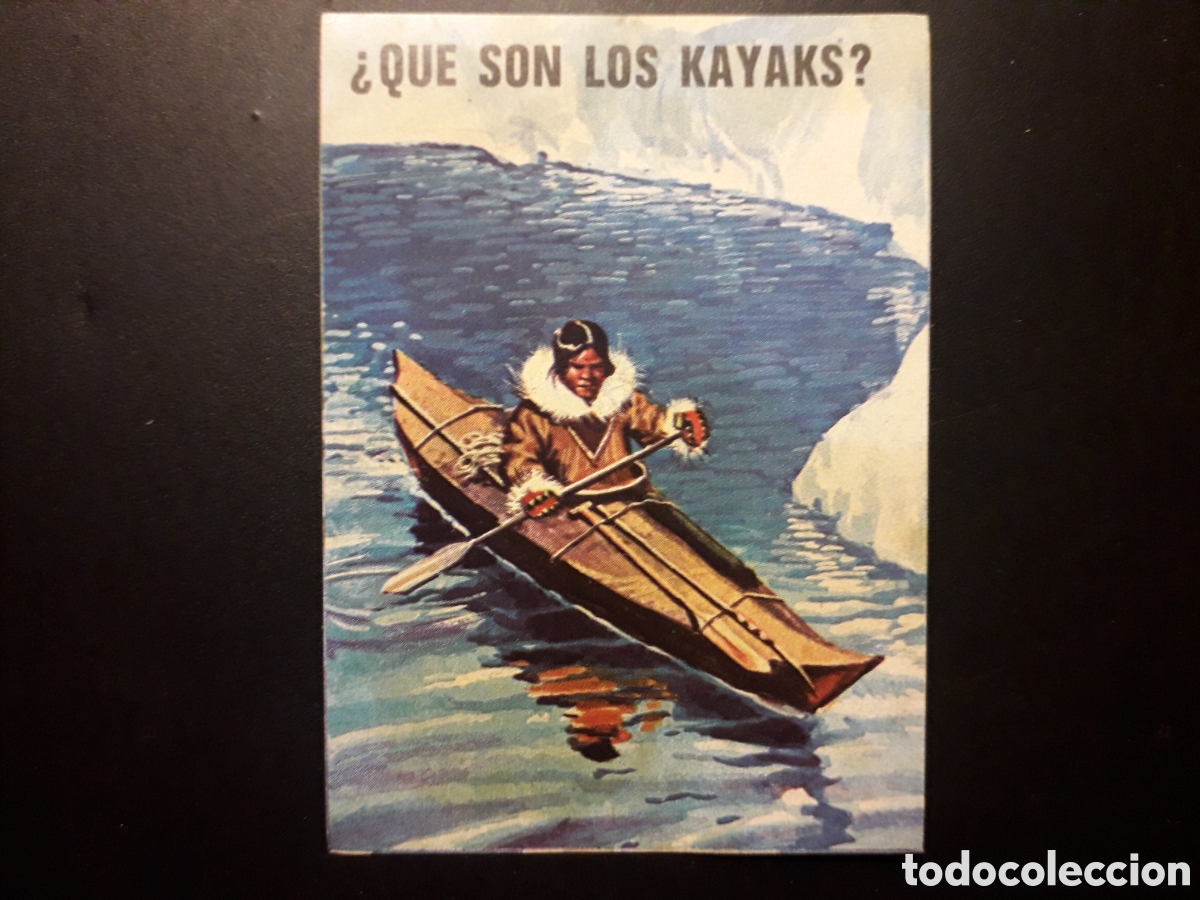 Collectable Antique Stickers: ESQUIMAL KAYAK, EL PORQU&Eacute; DE LAS COSAS 3 BIMBO 1972 N&deg; 172 SIN PEGAR. PEDIDO M&Iacute;NIMO 3&euro;.