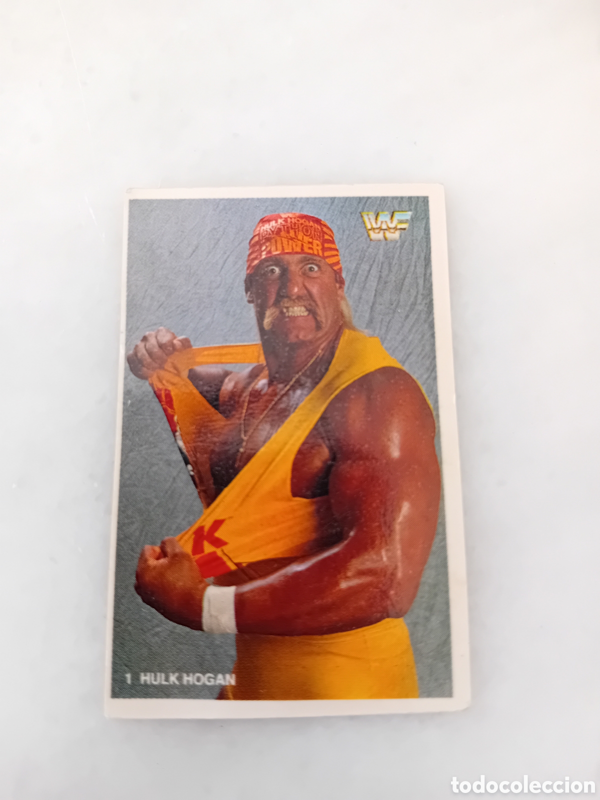 Coleccionismo cromos antiguos: cromo phoskitos Hulk Hogan - Foto 1