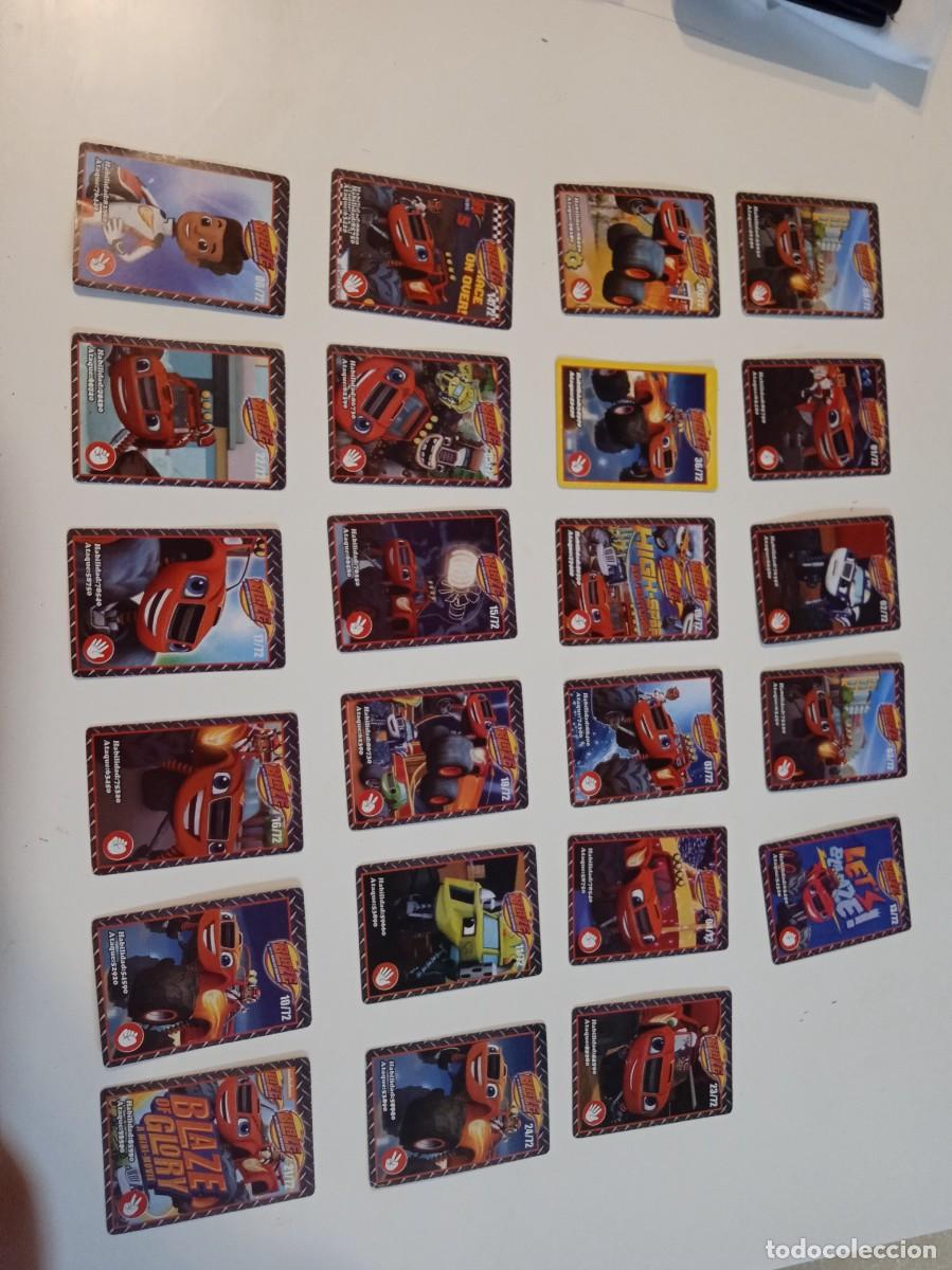 Colecionismo Cromos antigos: C-ESS CROMO SIN PEGAR LOTE DE 23 CROMOS O CARTAS DE BLAZE LOS DE FOTO