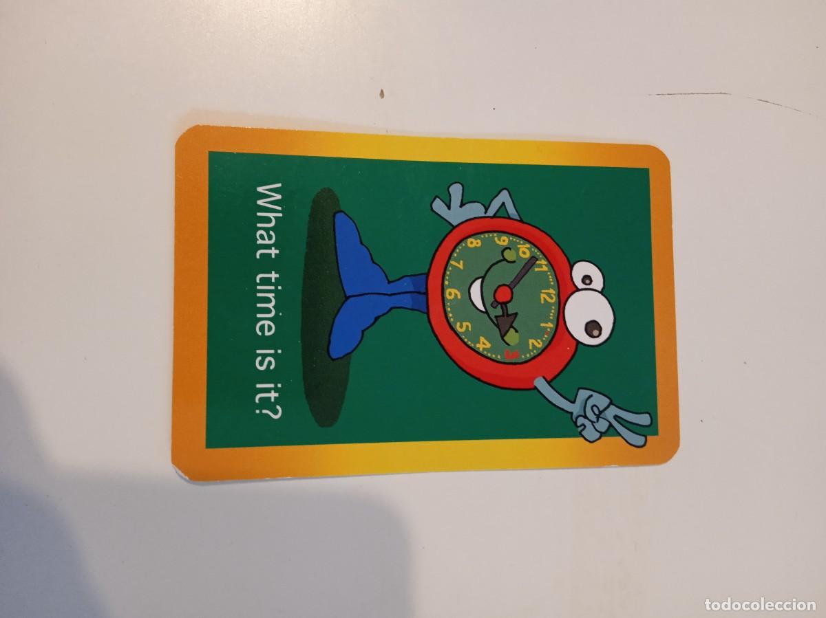 Colecionismo Cromos antigos: C-ESS CROMO SIN PEGAR LOTE DE 35 CROMOS CARTAS PARA APRENDER HORA EN INGLES IDEAL PARA NI&Ntilde;OS