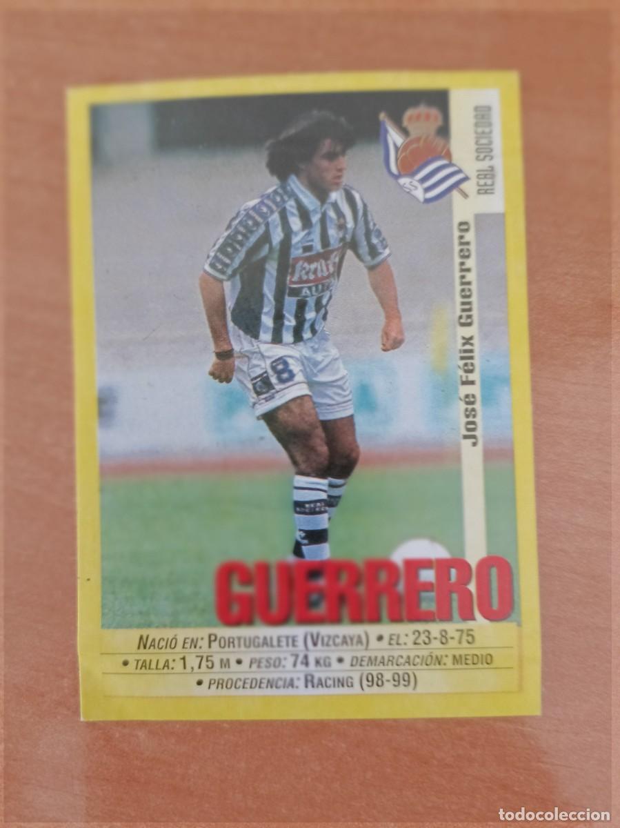 Collezionismo Figurine antiche: guerrero liga 99 00