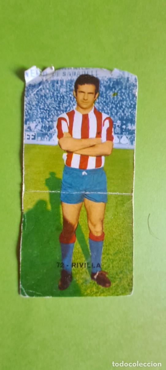 Collectable Antique Stickers: 72 RIVILLA ATLETICO MADRID RUIZ ROMERO 68 69 1968 1969 RECUPERADO