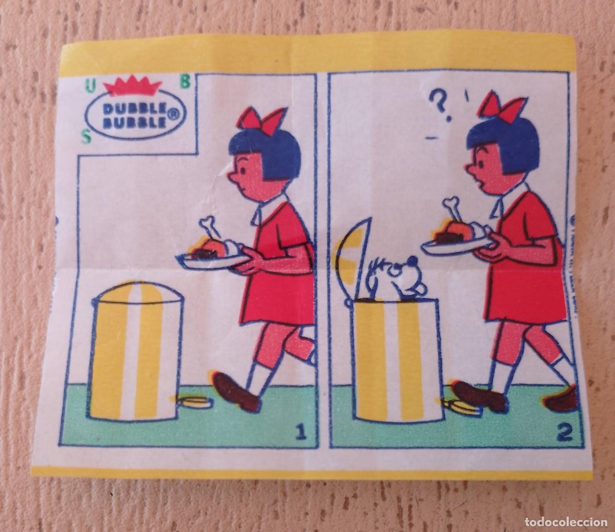 Coleccionismo cromos antiguos: Envoltorio Cromo Chicle Dubble Bubble - Foto 1