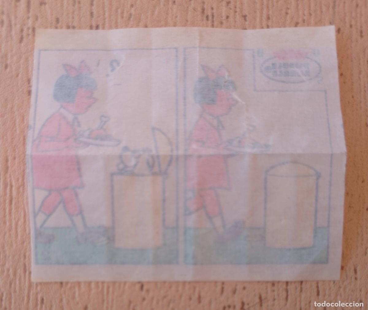 Coleccionismo cromos antiguos: Envoltorio Cromo Chicle Dubble Bubble - Foto 2