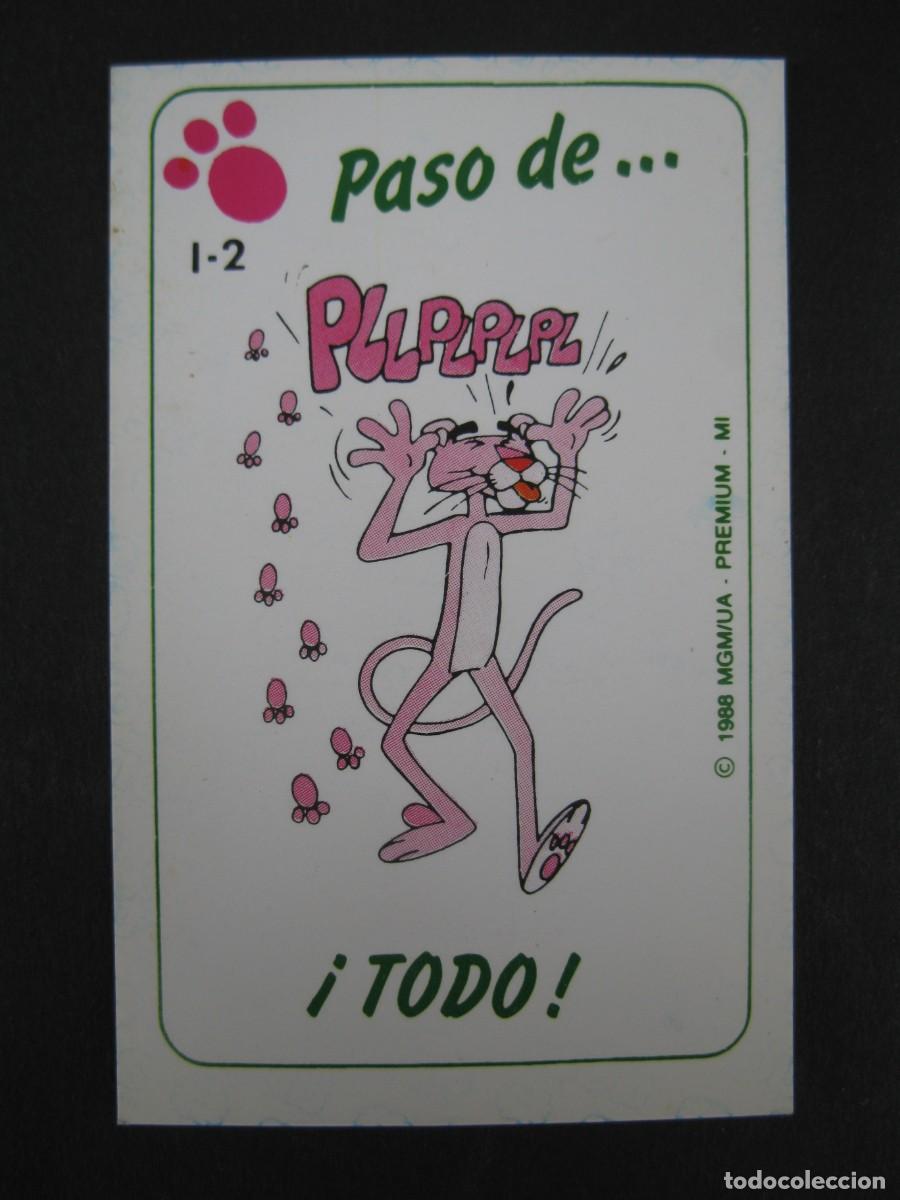 Coleccionismo cromos antiguos: LA PANTERA ROSA - CROMO I-2 - PASO DE... &iexcl;TODO! - ASTON DE EDICIONES. - Foto 1