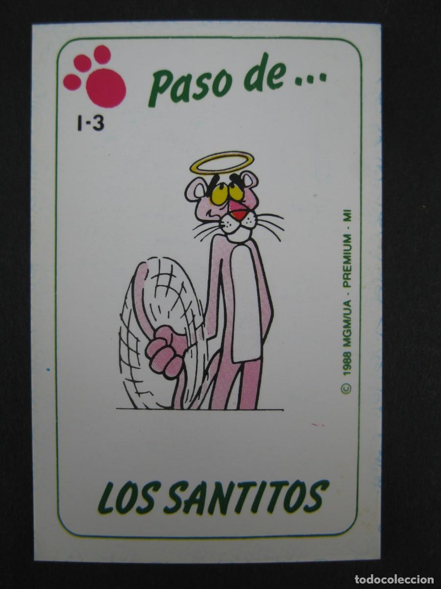 Coleccionismo cromos antiguos: LA PANTERA ROSA - CROMO I-3 - PASO DE... LOS SANTITOS - ASTON DE EDICIONES. - Foto 1