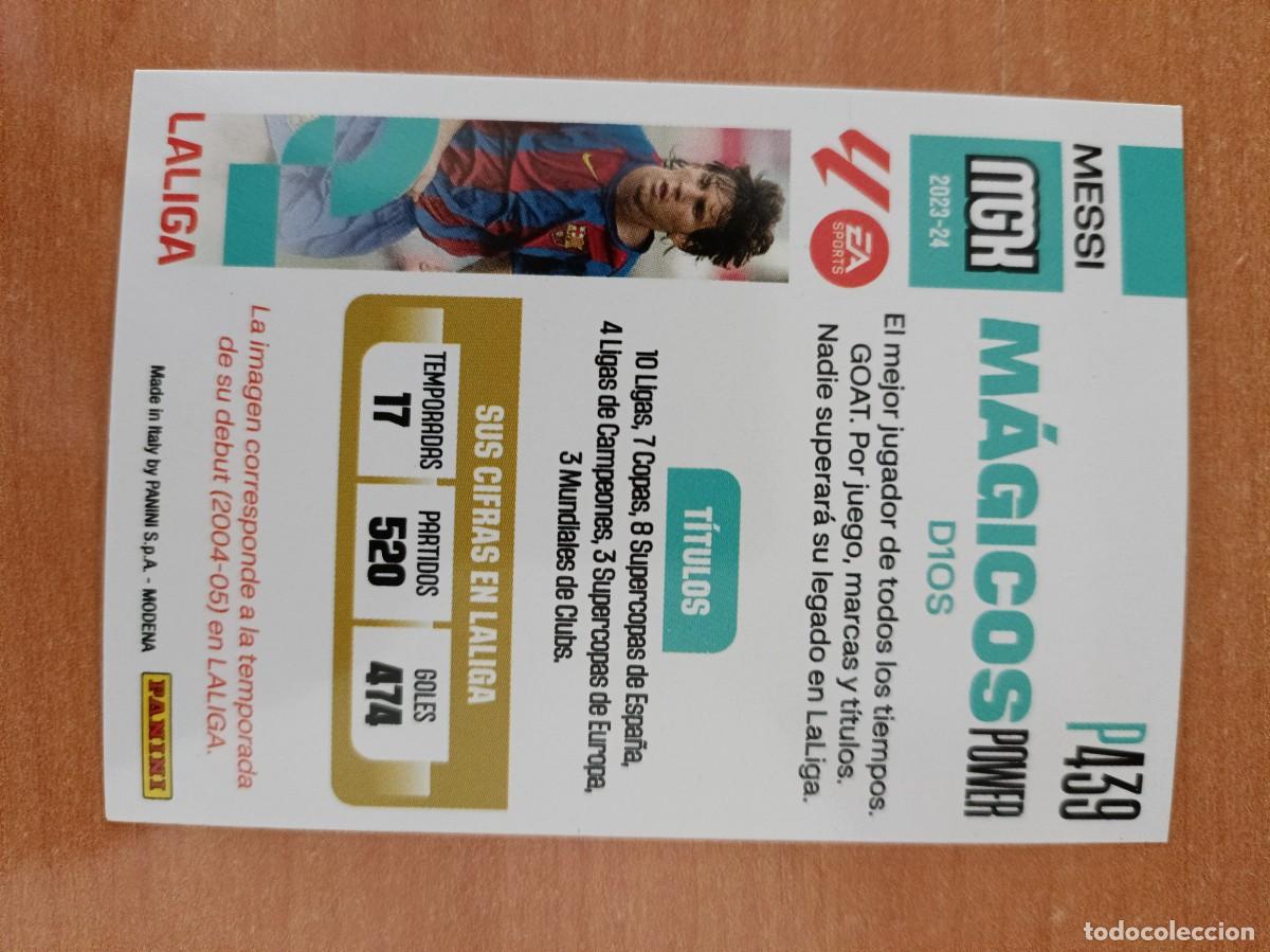 Coleccionismo cromos antiguos: messi 23 24, version rookie - Foto 2