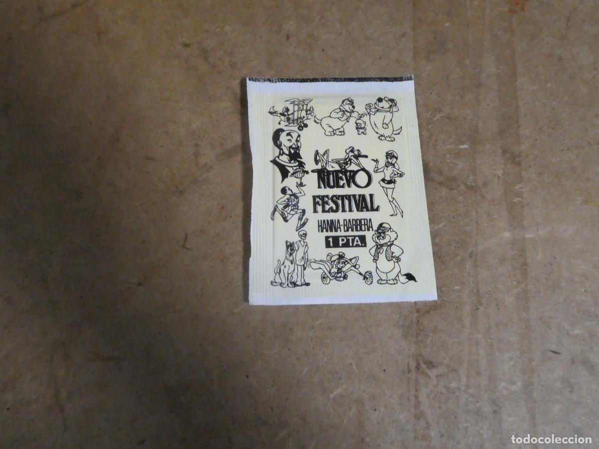 Coleccionismo Cromos antiguos: sobre de cromos sin abrir, nuevo festival Hanna-Barbera de Fher