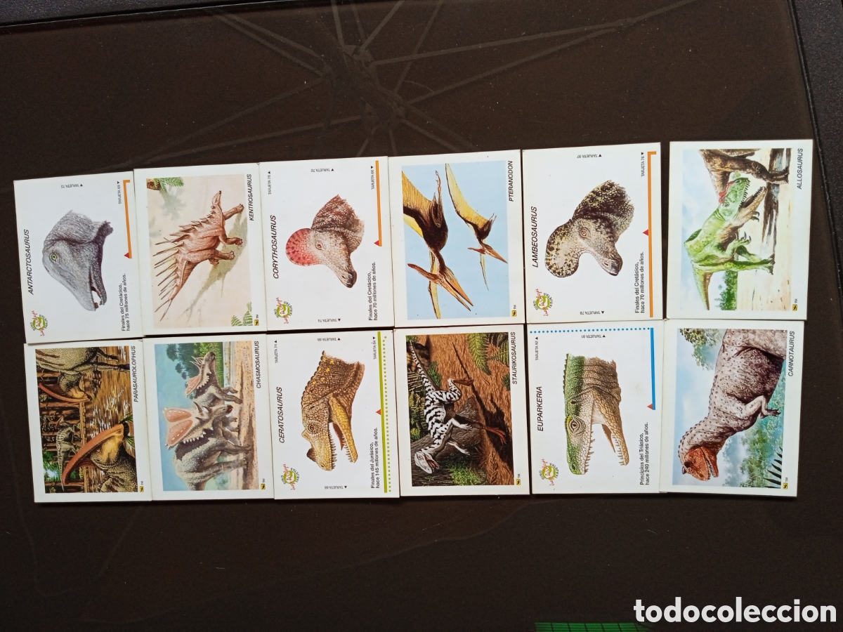 Coleccionismo cromos antiguos: COLECCI&Oacute;N DE CROMOS DINOSAURIOS - Foto 2