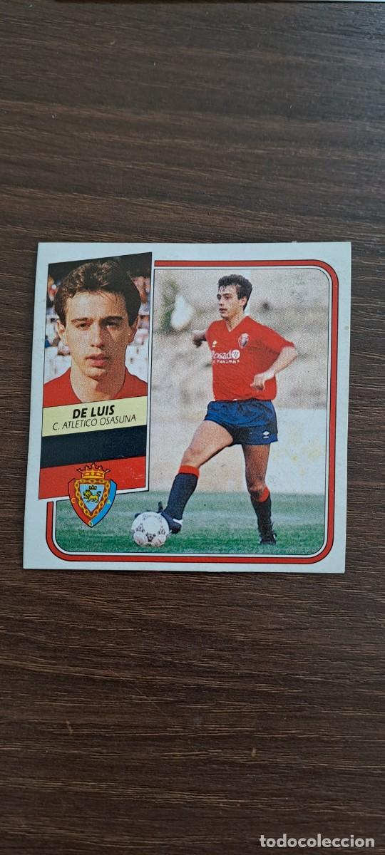Sammeln alte Sammelbilder: DE LUIS OSASUNA ESTE 89 90 1989 1990 RECUPERADO