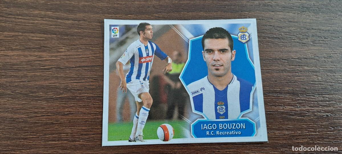Coleccionismo cromos antiguos: IAGO BOUZON RECREATIVO HUELVA ESTE 08 09 2008 2009 RECUPERADO