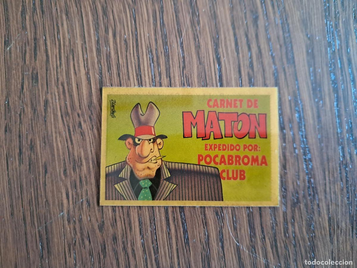 Coleccionismo Cromos antiguos: cromo adhesivo de bollycao, bolly-carnet, carnet de mat&oacute;n. sin pegar.