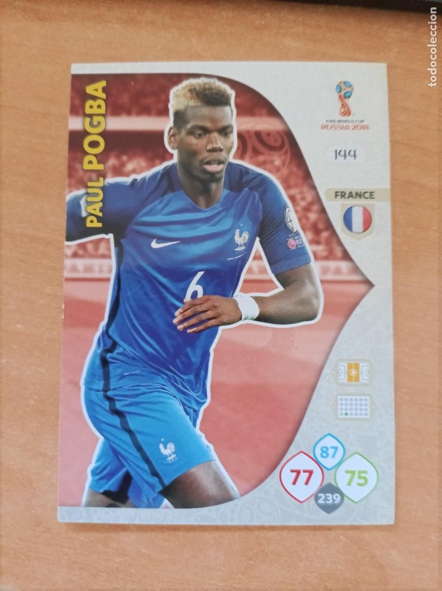 Coleccionismo cromos antiguos: paul pogba rusia 2018 - Foto 1
