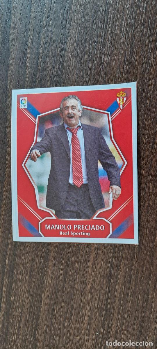 Collectable Antique Stickers: ENTRENADOR MANOLO PRECIADO SPORTING GIJON ESTE 08 09 2008 2009 RECUPERADO