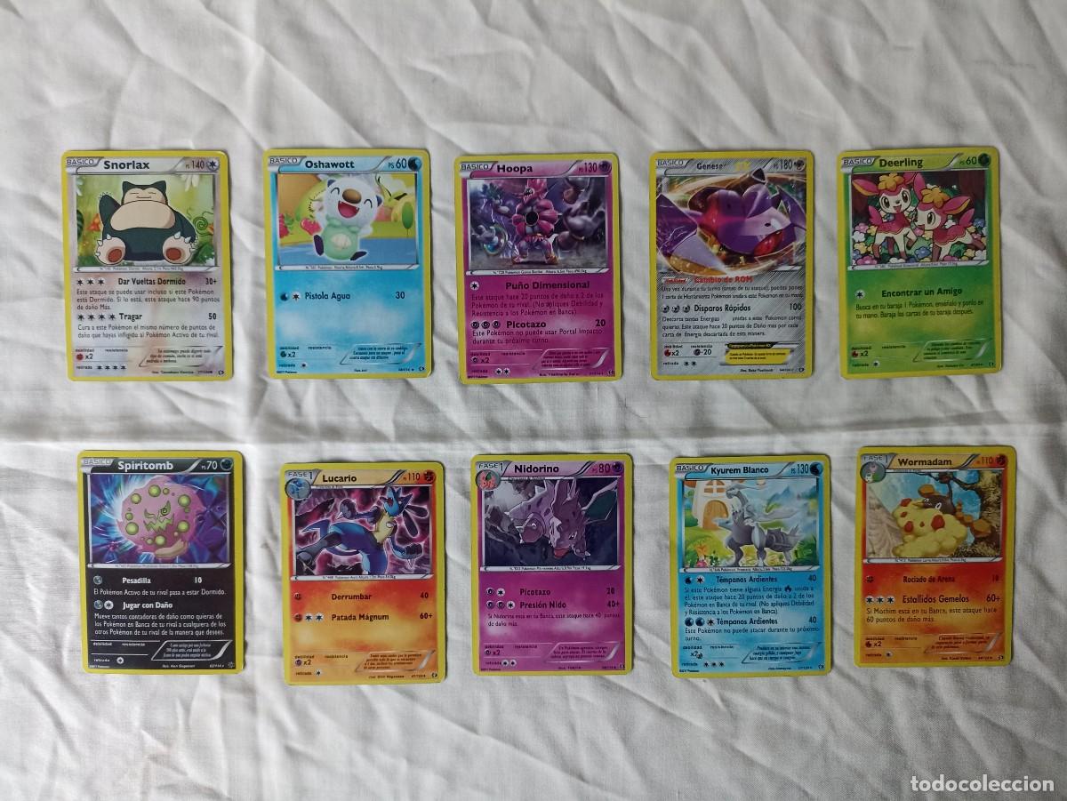 Coleccionismo cromos antiguos: Lote 10 cromos de Pokem&oacute;n del 2017 - Foto 1