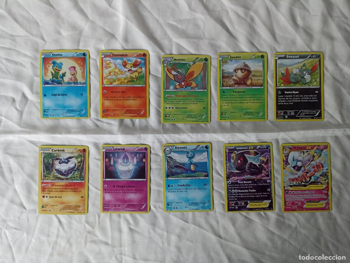 Coleccionismo cromos antiguos: Lote 10 cromos de Pokem&oacute;n del 2017 - Foto 1