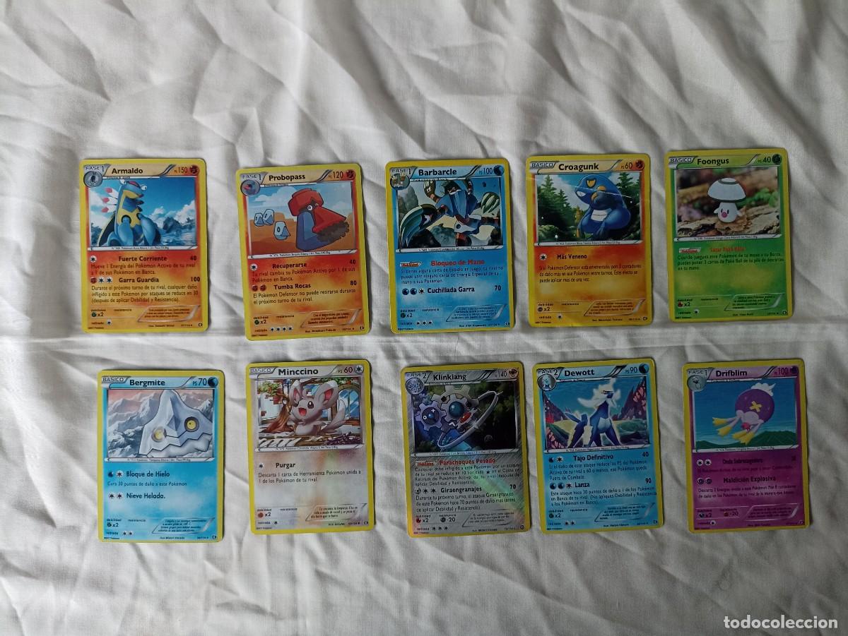 Coleccionismo cromos antiguos: Lote 10 cromos de Pokem&oacute;n del 2017 - Foto 1