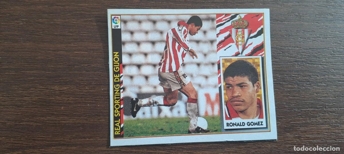 Collectionnisme Cartes &agrave; collectionner anciennes: RONALD GOMEZ SPORTING GIJON ESTE 97 98 1997 1998 RECUPERADO