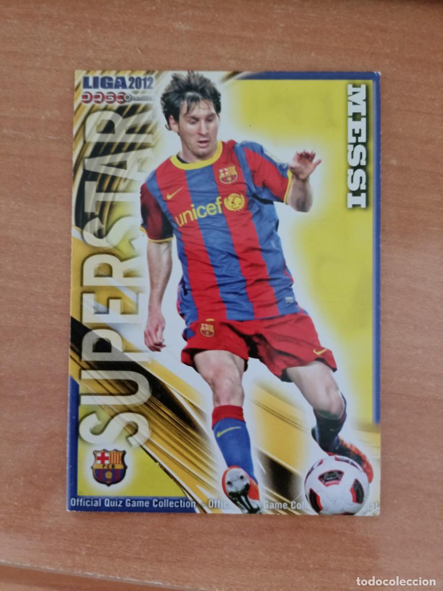 Coleccionismo cromos antiguos: messi superstar 2012 - Foto 1