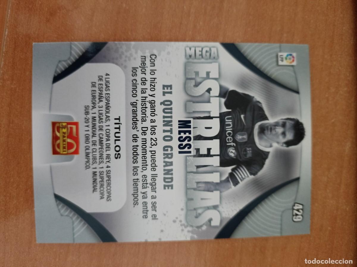 Coleccionismo cromos antiguos: messi megacracks 11 12 - Foto 2