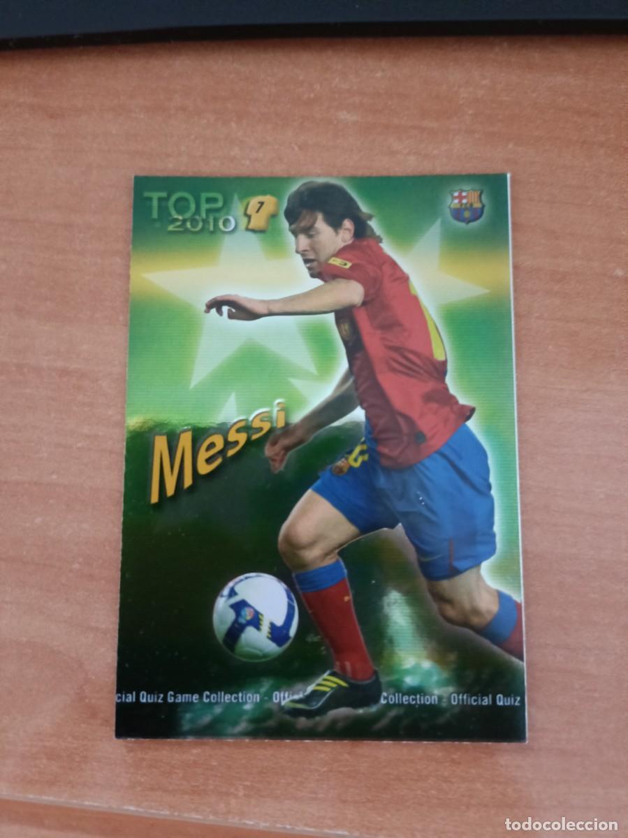 Coleccionismo cromos antiguos: messi top 2010, brillante - Foto 1