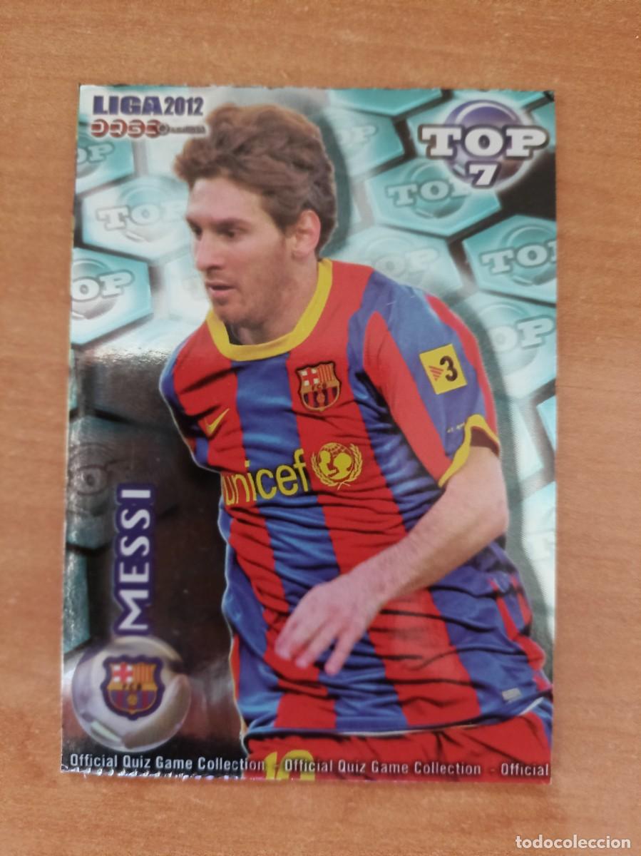 Coleccionismo cromos antiguos: messi liga 2012 top messi - Foto 1