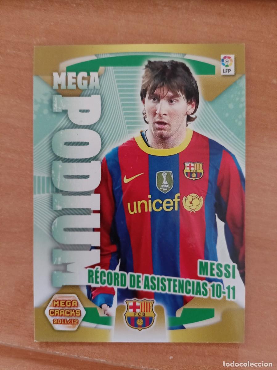 Coleccionismo cromos antiguos: messi mega podium 11 12 - Foto 1