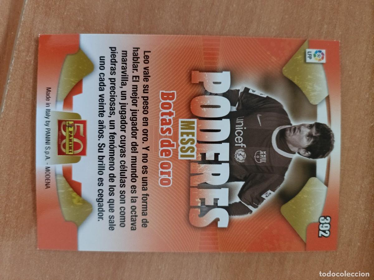 Coleccionismo cromos antiguos: messi mega poderes 11 12 - Foto 2