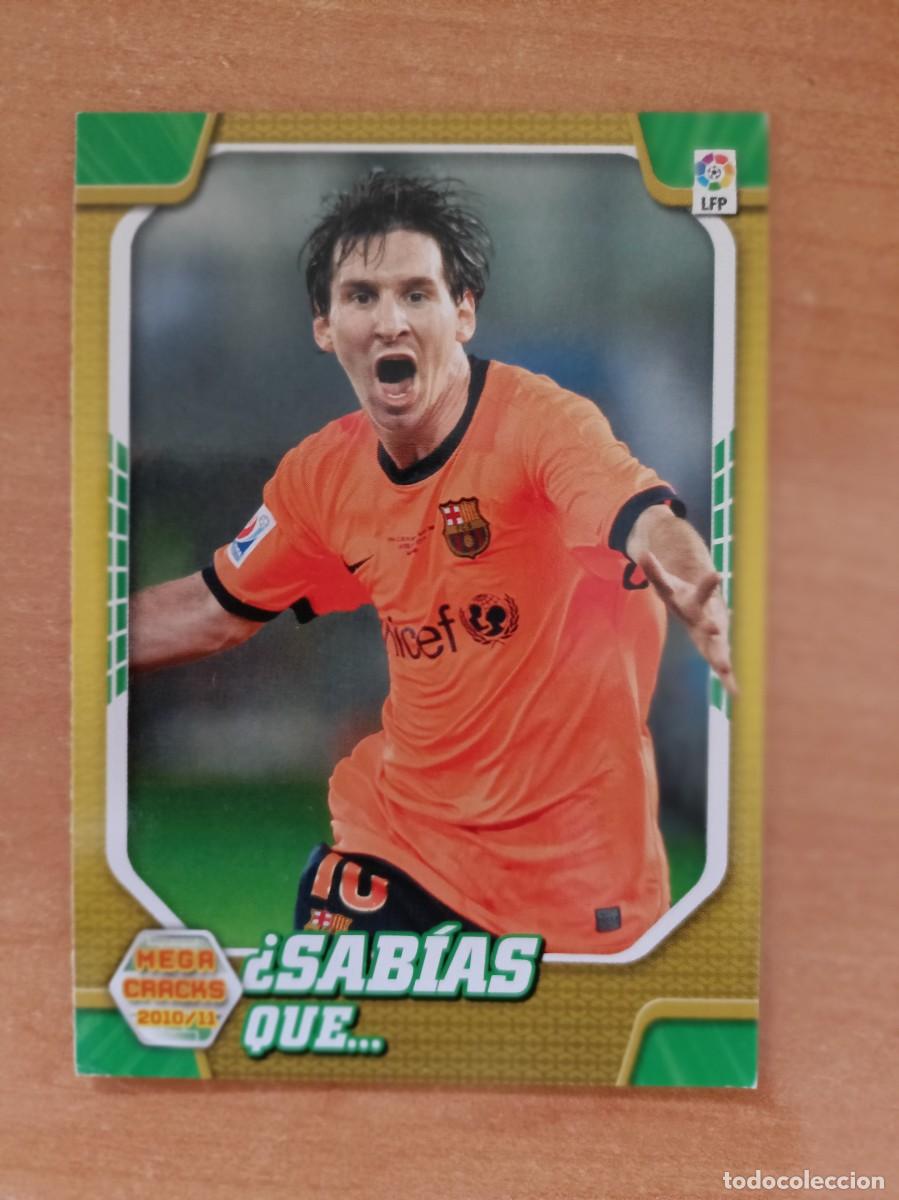 Coleccionismo cromos antiguos: messi 10 11 megacracks - Foto 1