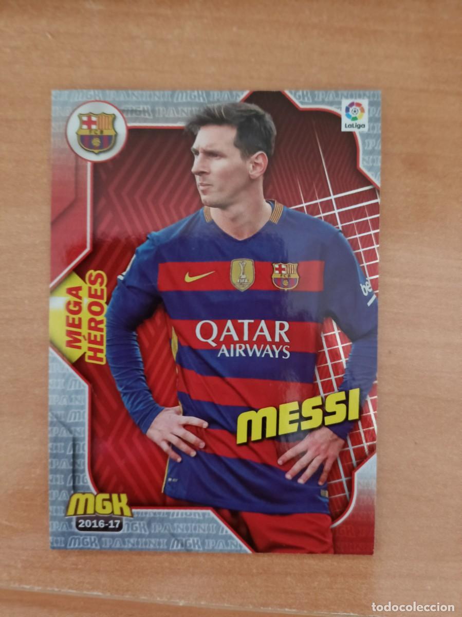 Coleccionismo cromos antiguos: messi mega heroes 16 17 - Foto 1