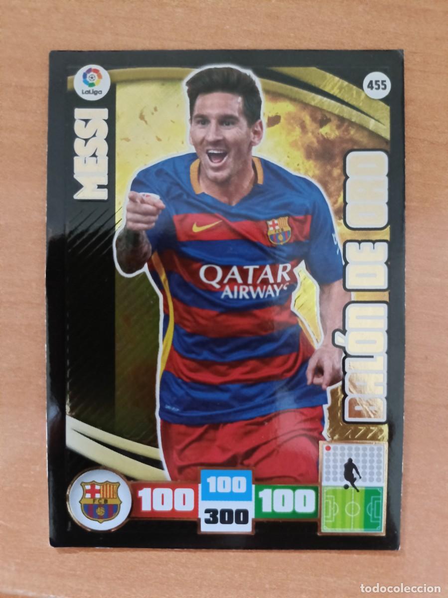 Coleccionismo cromos antiguos: messi balon oro 15 16 - Foto 1