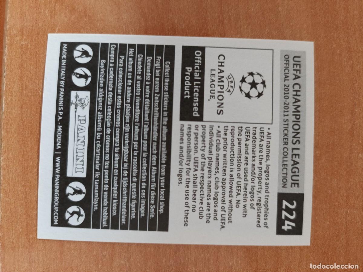 Coleccionismo cromos antiguos: messi champions league 10 11 - Foto 2