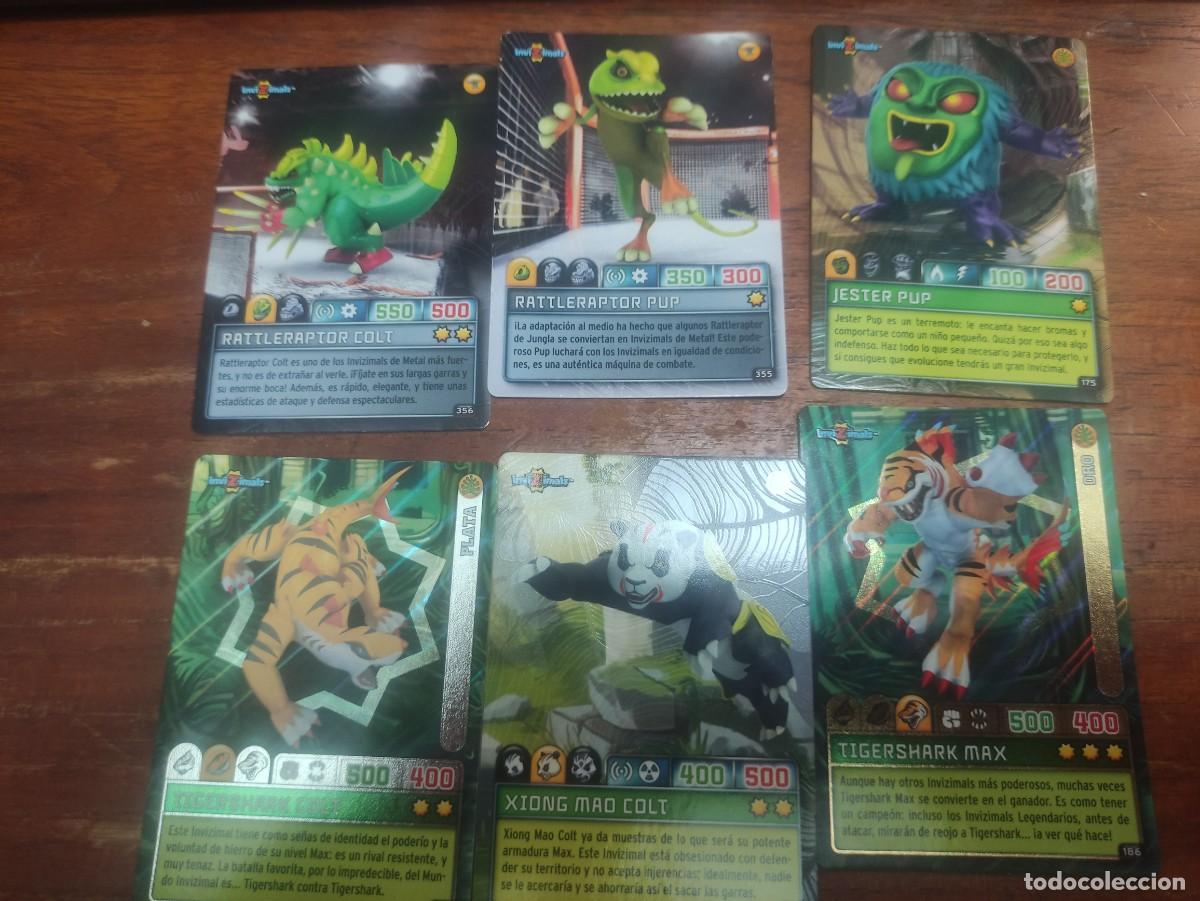 Coleccionismo cromos antiguos: 6 cartas Invizimals 2023 - Foto 1