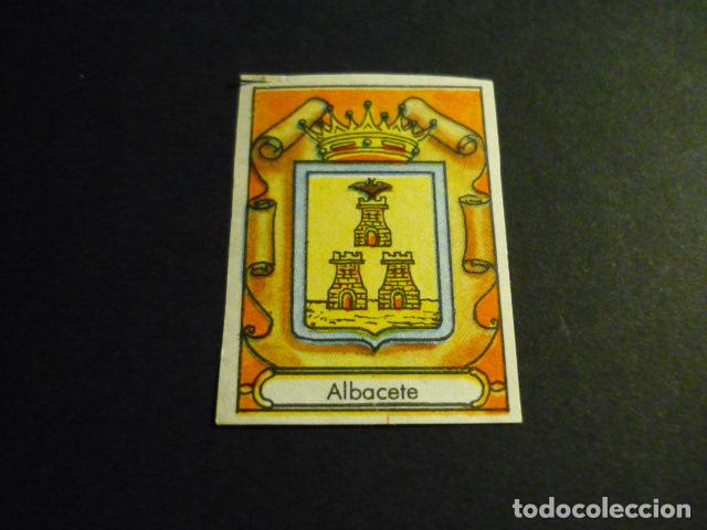 Sammeln alte Sammelbilder: ALBACETE ANTIGUO CROMO CON ESCUDO DE LA PROVINCIA A&Ntilde;OS 30-40