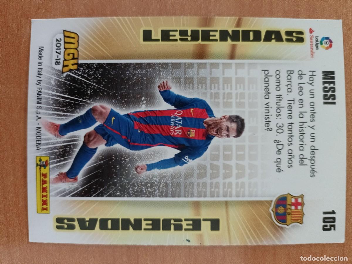 Coleccionismo cromos antiguos: messi megacracks 17 18 - Foto 2