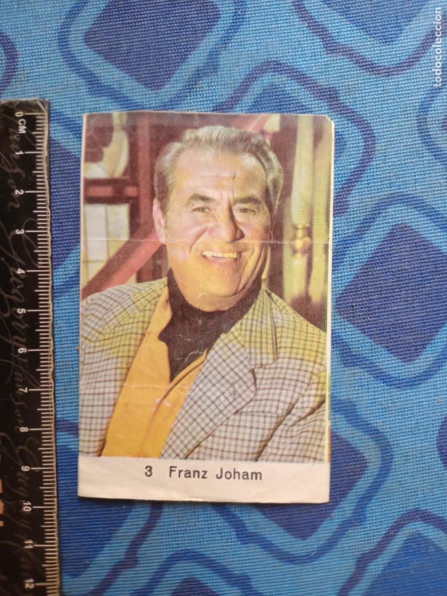 Coleccionismo cromos antiguos: Franz Johan. Cromo de cine - Foto 1