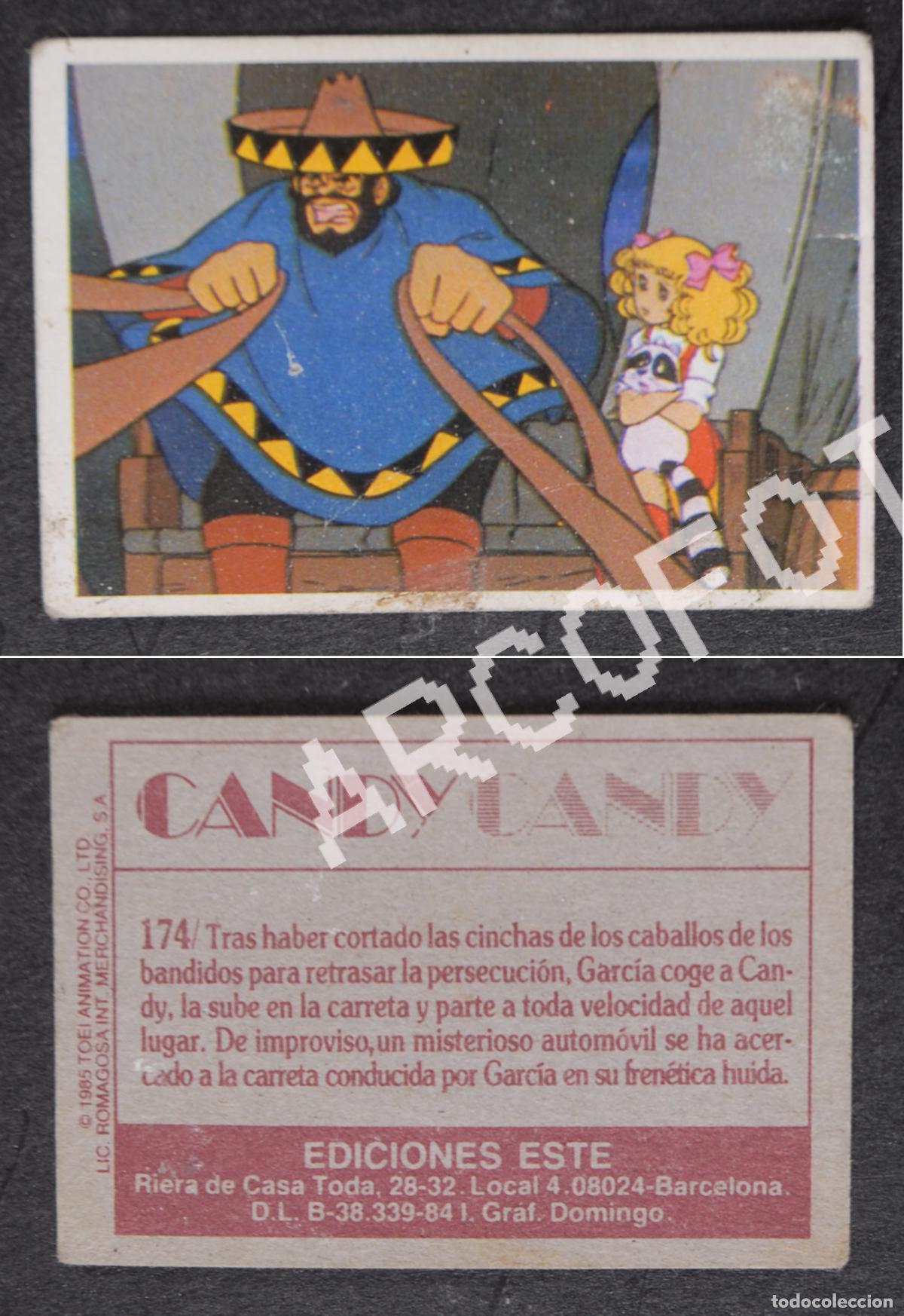 Coleccionismo cromos antiguos: Cromo de la Colecci&oacute;n CANDY CANDY n&ordm; 174 - Ediciones ESTE 1985 - Foto 1