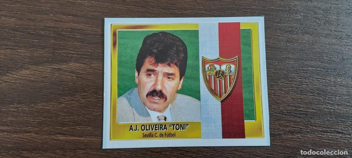Collezionismo Figurine antiche: A.J. OLIVIRA ENTRENADOR SEVILLA ESTE 97 98 1997 1998 RECUPERADO