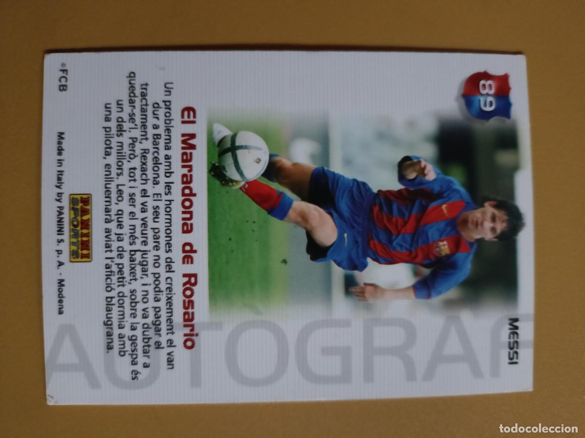Coleccionismo cromos antiguos: messi rookie 2004 05 - Foto 2