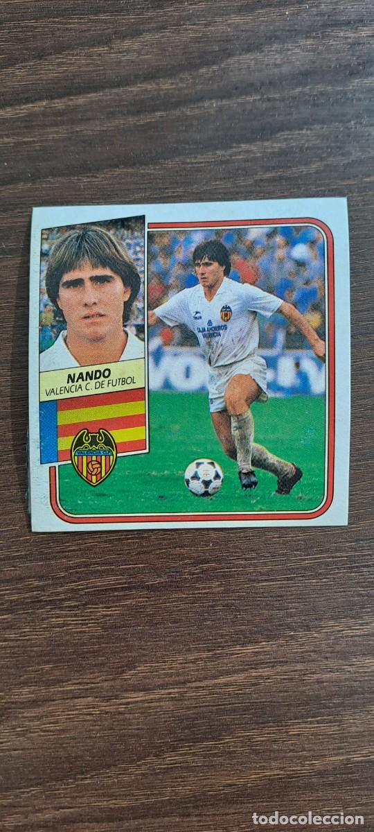 Colecionismo Cromos antigos: NANDO VALENCIA ESTE 89 90 1989 1990 RECUPERADO