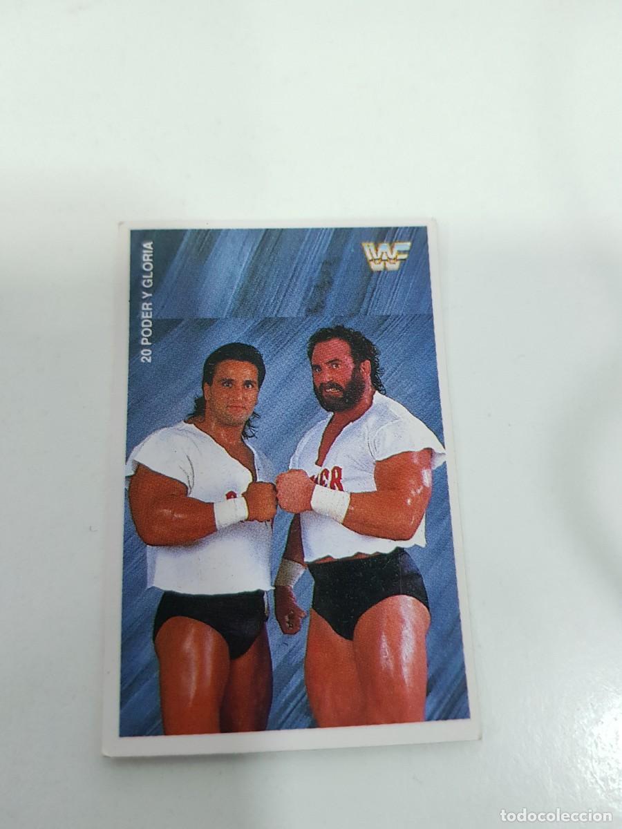 Coleccionismo cromos antiguos: PHOSKITOS WF SUPER STARS PRESSING CATCH CROMO N&ordm; 20 PODER Y GLORIA - Foto 1