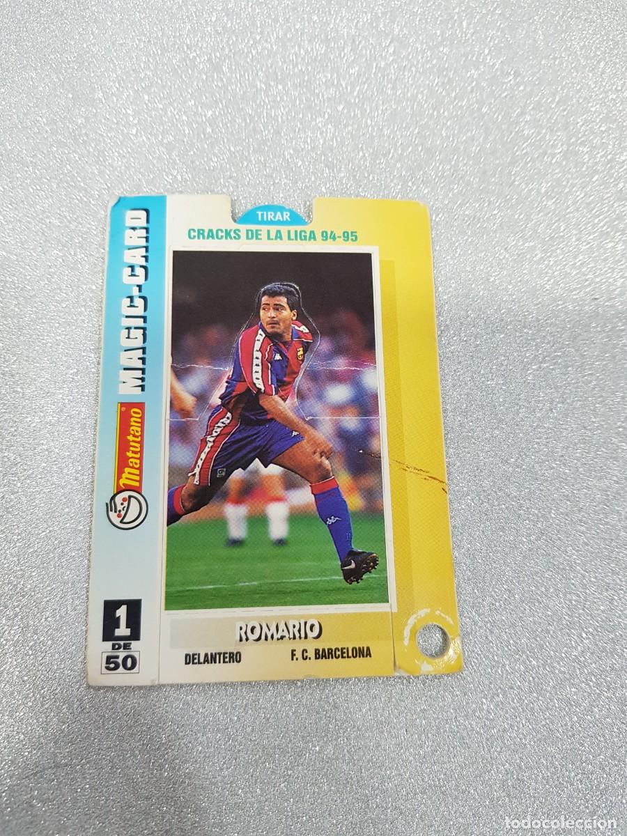 Coleccionismo cromos antiguos: MATUTANO MAGIC CARD 1 DE 50 ROMARIO - Foto 1