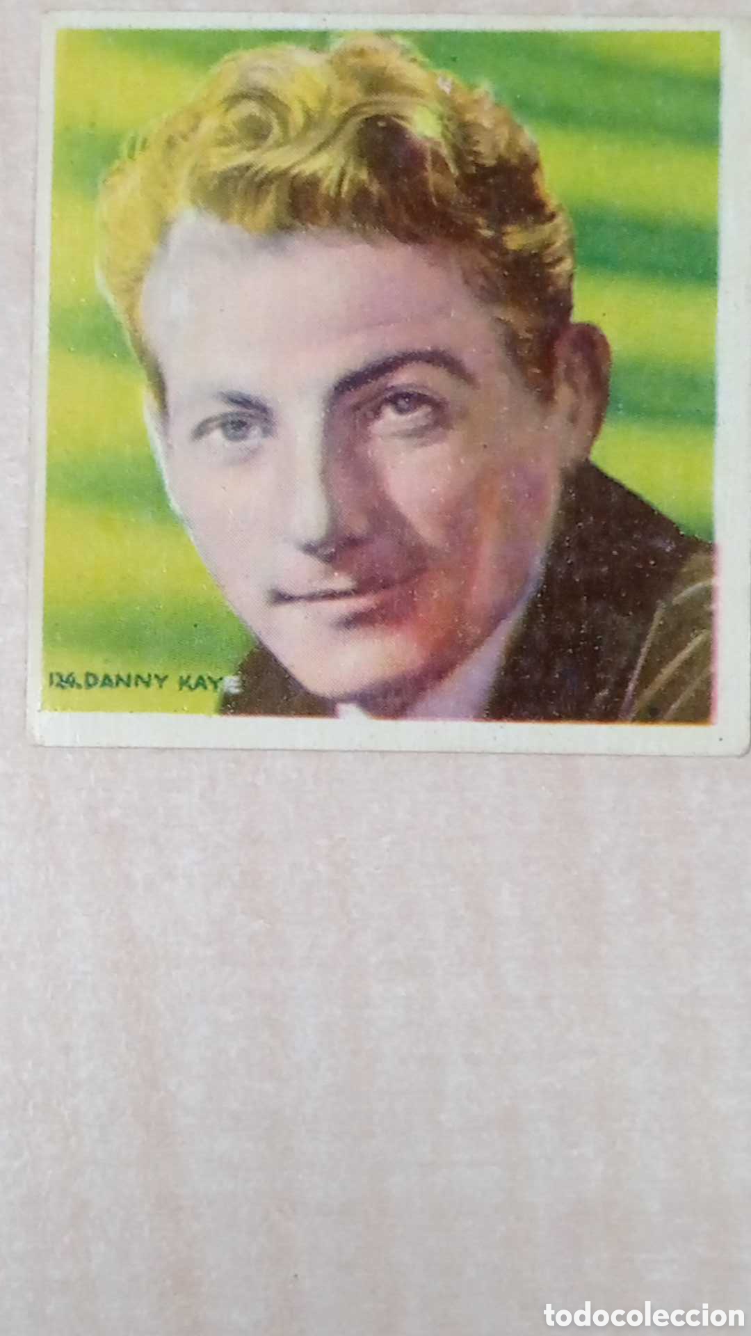 Coleccionismo cromos antiguos: Cromo cine actor Danny Kaye 5 x 5cm. - Foto 1