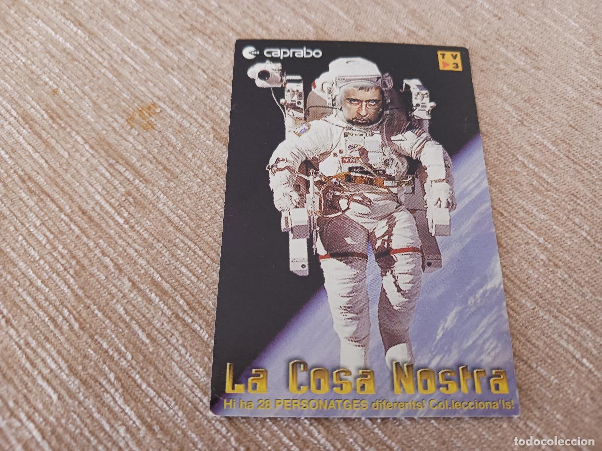 Colecionismo Cromos antigos: cromo la cosa nostra tv3 i caprabo, andreu buenafuente